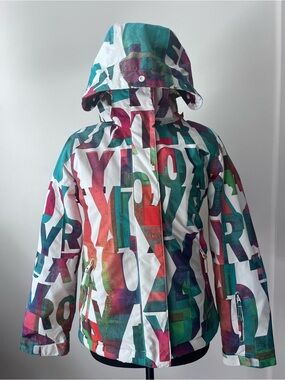 Girl’s Roxy Multicolor ski snowboarding jacket